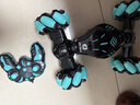 qdrone For the Good Moments手势感应变形遥控车遥控汽车六一儿童节礼物男孩玩具3-6-12岁扭变 30cm蓝【双电+三控+灯光】 高速四驱赛车越野车rc6-14大型玩具车男孩生 实拍图