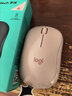 罗技（Logitech）M221轻音鼠标 无线鼠标 办公鼠标 对称鼠标 带无线微型接收器 茱萸粉 实拍图