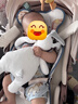 澳贝（auby）婴幼儿玩具小兔安抚巾加大宝宝哄睡神器阿贝贝新生儿玩偶满月礼物 实拍图
