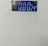 香山 体重秤 电子秤人体家用健康秤高精度  高清LCD显示 云白 Type-C充电款 实拍图