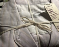 MUJI 女式 无侧缝 双层纱织 长袖睡衣家居服套装纯棉 七夕情人节礼物 薰衣草色条纹 L 上装165/88A 下装165/70A 实拍图