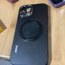 MOZK 适用苹果13手机壳适用iPhone13ProMax新款炫金磨砂磁吸一体支架保护套全包防摔个性商务高级男女 苹果13ProMax【石墨黑】+钢化膜 炫金一体支架 实拍图