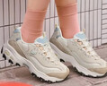 斯凯奇（Skechers）奶茶熊女鞋夏厚底老爹鞋软底熊猫鞋休闲运动鞋149238 实拍图