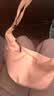【轻便斜挎包】尼龙斜挎包包女包饺子包腋下包百搭单肩帆布包 白色热销款 实拍图