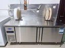 银都餐饮设备 【A股上市丨热销10W+】操作台冰柜商用冰箱冷藏柜平冷工作台卧式冷柜商用双温冷冻柜不锈钢保鲜柜 全铜管双温 1.8米*0.8米*0.8米 实拍图