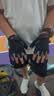 李宁（LI-NING）健身手套男运动骑行半指单杠引体向上防滑防起茧撸铁登山器械手套 实拍图
