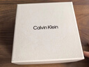 Calvin KleinJeans男真皮商务休闲ck双面字母带头牛皮革腰带皮带 003-太空黑 85cm 实拍图