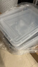 禧天龙塑料衣物收纳箱玩具整理箱车载储物箱55L 透明 3个装 带轮 实拍图