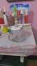 玻璃杯带盖勺小熊杯高颜值杯子办公室家用咖啡杯网红爆款水杯 1只装小熊杯（带勺子）270ml 实拍图