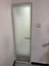 欧帝乐（OUDILE）新款厨房门厕所门卫生间门钛镁铝合金门洗手间门隔断玻璃门浴室门 【极简】白框+白油砂玻璃 半包门套 实拍图