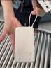 小米（MI）【3C认证】充电宝自带线快充版20000 33W浅灰色可上飞机/火车可充手机平板笔记本户外 实拍图