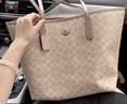 蔻驰（COACH）【品牌直供】女士CITY大号单肩托特包电脑包CV976礼物 实拍图