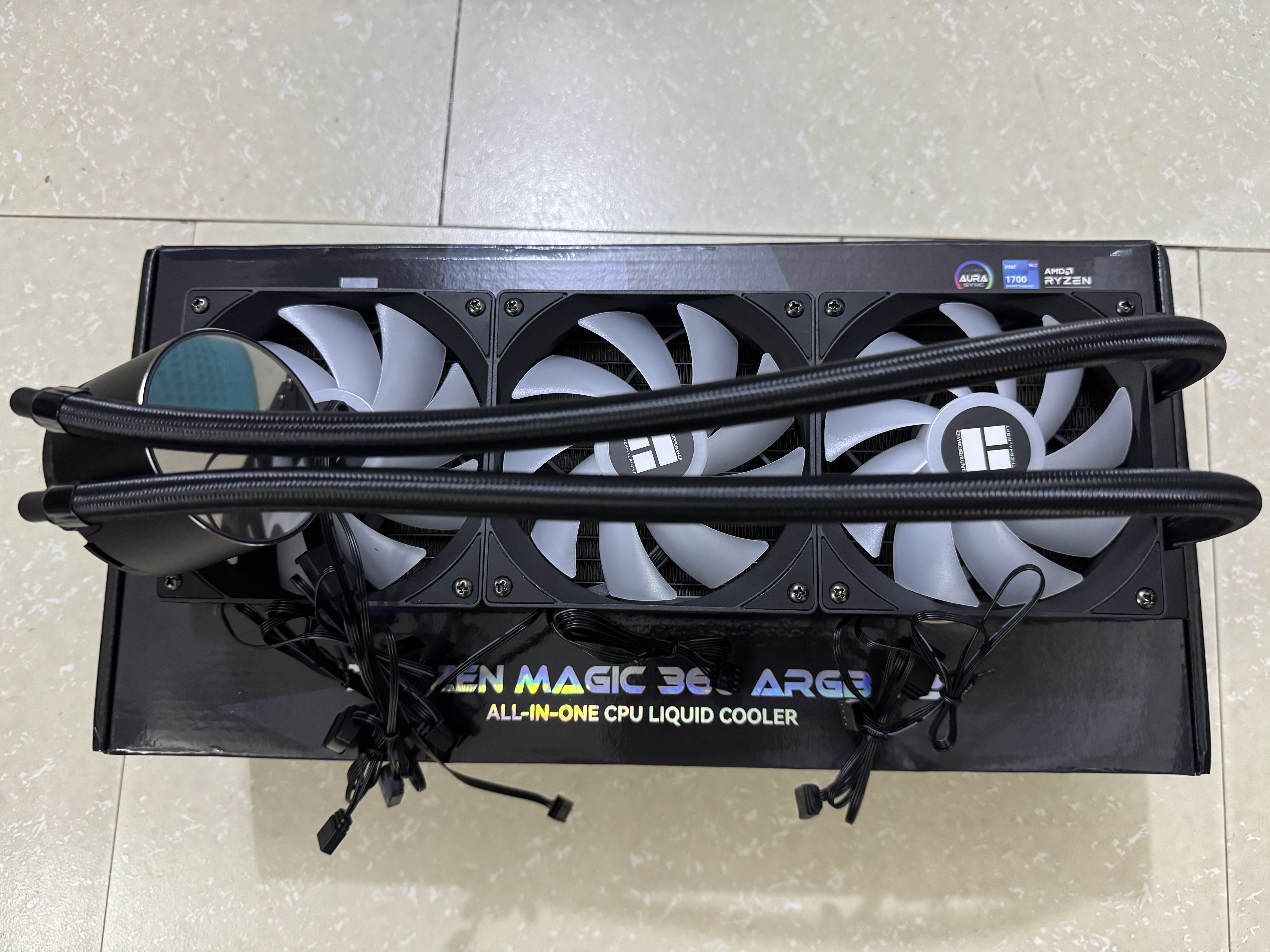 利民（thermalright）Frozen Magic 360 ARGB V2 冰封幻境 支持 多平台 一体式水冷散热器 FM360 ARGB V2 实拍图