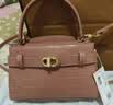 CHARLES&KEITH鳄鱼纹凯莉包手提斜挎婚包包女包生日礼物送女友CK2-50270880-1 BLUSH浅红色 S 实拍图