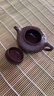 京东京造 宜兴紫砂壶手工茶壶【原矿清水泥】煮泡茶具 君德如意280ml礼盒 实拍图
