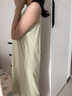 JOAE【天丝莫代尔】带胸垫睡裙吊带棉睡衣女士可外穿家居服绿 L 实拍图