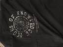 杰克·琼斯（JACK&JONES）26年【100%纯棉】短袖t恤男款夏季新款宽松潮流印花高端透气半袖 E43纯黑色 2XL （190）偏大，建议选小一码 实拍图