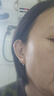 VLIFES999银针淡水珍珠耳钉女2026新款养耳洞足银耳环女后挂式耳饰防丢 珍珠耳钉一对 【礼盒装】 实拍图