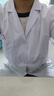 乐优佰易 短袖白大褂 标准款L码 男女学生化学实验工作服 实拍图