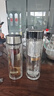 富光玻璃杯双层带茶隔大容量水杯 高档商务泡茶杯 高硼硅杯子500ml 实拍图