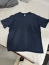 凡客诚品vancl 短袖T恤全棉圆领夏装男女同款 藏青 2XL （建议150-180斤） 实拍图