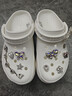 卡骆驰（CROCS）檀健次同款复古小鲸鱼洞洞鞋时尚厚底洞洞鞋花园鞋206302 白色-100(含智必星) 38 (240mm) 实拍图
