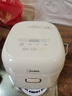美的（Midea）【价保618】小碧玉电饭煲小型2-3人3升0氟有钛陶瓷白玉内胆家用电饭锅煮粥智能预约多功能锅RE360 实拍图