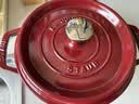 珐宝（staub）法国进口珐琅铸铁锅 酒红20cm汤锅炖锅煮锅  40502-292 实拍图