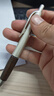uni三菱按动中性笔 橡木笔握商务学生办公签字笔UMN-515（替芯UMR-85N）0.5mm 粗杆深木色 黑芯 实拍图