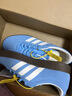 adidas「T头鞋」VL COURT复古休闲板鞋德训鞋男女阿迪达斯轻运动 蓝色/亮白/树脂黄 (推荐女生选小半码)   36 实拍图