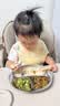 摩登主妇儿童宝宝餐盘316L不锈钢婴儿自主进食吸盘式辅食分格餐具 【抗菌316L食品级不锈钢】大嘴猴 实拍图
