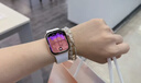 Apple/苹果 Watch S11 智能手表GPS款42毫米玫瑰金色铝金属表壳淡桃粉色运动型表带S/M MEUN4CH/B 实拍图