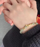 老凤祥足纯银手链女士款月亮时尚首饰品生日纪念日礼物送女朋友老婆 实拍图