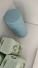 虎牌（TIGER）保温杯便携不锈钢男女真空水杯子MMZ-A35C-GL叶瓣绿350ml 实拍图
