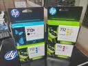 惠普（HP）712墨盒713打印头适用HP T230/T250/T650/Studio绘图仪 HP 712彩色一套 ：29ML*3(青红黄各一支 实拍图