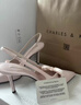 CHARLES&KEITH缎面蝴蝶结尖头高跟凉鞋女生日礼物送女友CK1-60361556 Light Pink浅粉色 40 实拍图