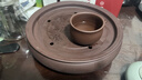 正扬紫砂茶盘手工紫砂茶盘功夫茶具圆形茶台紫砂干泡储水盘茶船茶托 10英寸紫砂双龙戏珠  紫色 实拍图