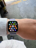 Apple/苹果 Watch S11 智能手表GPS款46毫米银色铝金属表壳雾紫色运动型表带M/L MEVX4CH/B 实拍图
