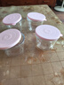 网红咸菜碗玻璃密封罐加厚酱菜盒冰箱保鲜罐小菜泡菜罐分装盒 四只混搭装 4个 180ml 实拍图