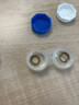 海昌星眸印象之美彩色隐形眼镜防蓝光美瞳月抛2片 日出金棕 100度 实拍图