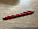 STALOGY文具黑色0.5mm学生中性笔 按动子弹头签字笔 高颜值水笔 红色笔杆 实拍图