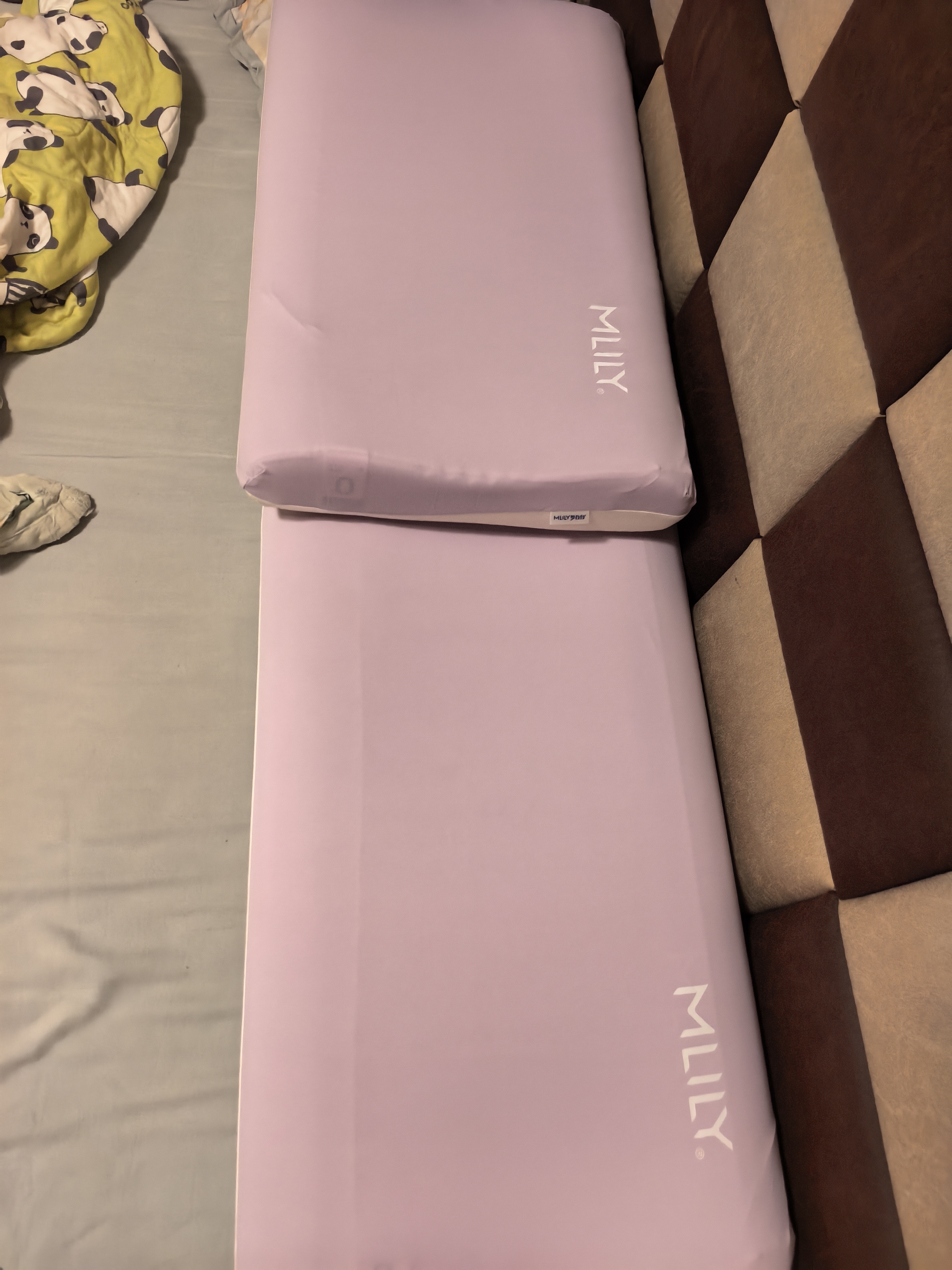 梦百合（MLILY）枕头护颈枕枕芯记颈椎专用枕慢回弹成人0压深睡记忆枕送礼盒装 实拍图