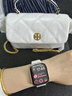 Apple/苹果 Watch S11 智能手表GPS款42毫米玫瑰金色铝金属表壳淡桃粉色运动型表带M/L MEUP4CH/B 实拍图