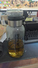 【送杯套】大容量加厚玻璃杯子便携杯茶水分离带杯套泡茶水杯 透明 1000ml吨吨桶 1只装 实拍图