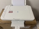 佳能（Canon）E478打印机复印扫描一体机家用无线手机连接打印彩色喷墨照片家庭作业卷子学生办公白色款A4 【E478 白】3in1无线家用 官方标配 实拍图