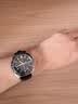 卡西欧（CASIO）商务休闲日韩手表男士太阳能闹钟防水钢带皮带石英腕表送男友礼物 EFS-S510L-1A太阳能+蓝宝石镜面 实拍图