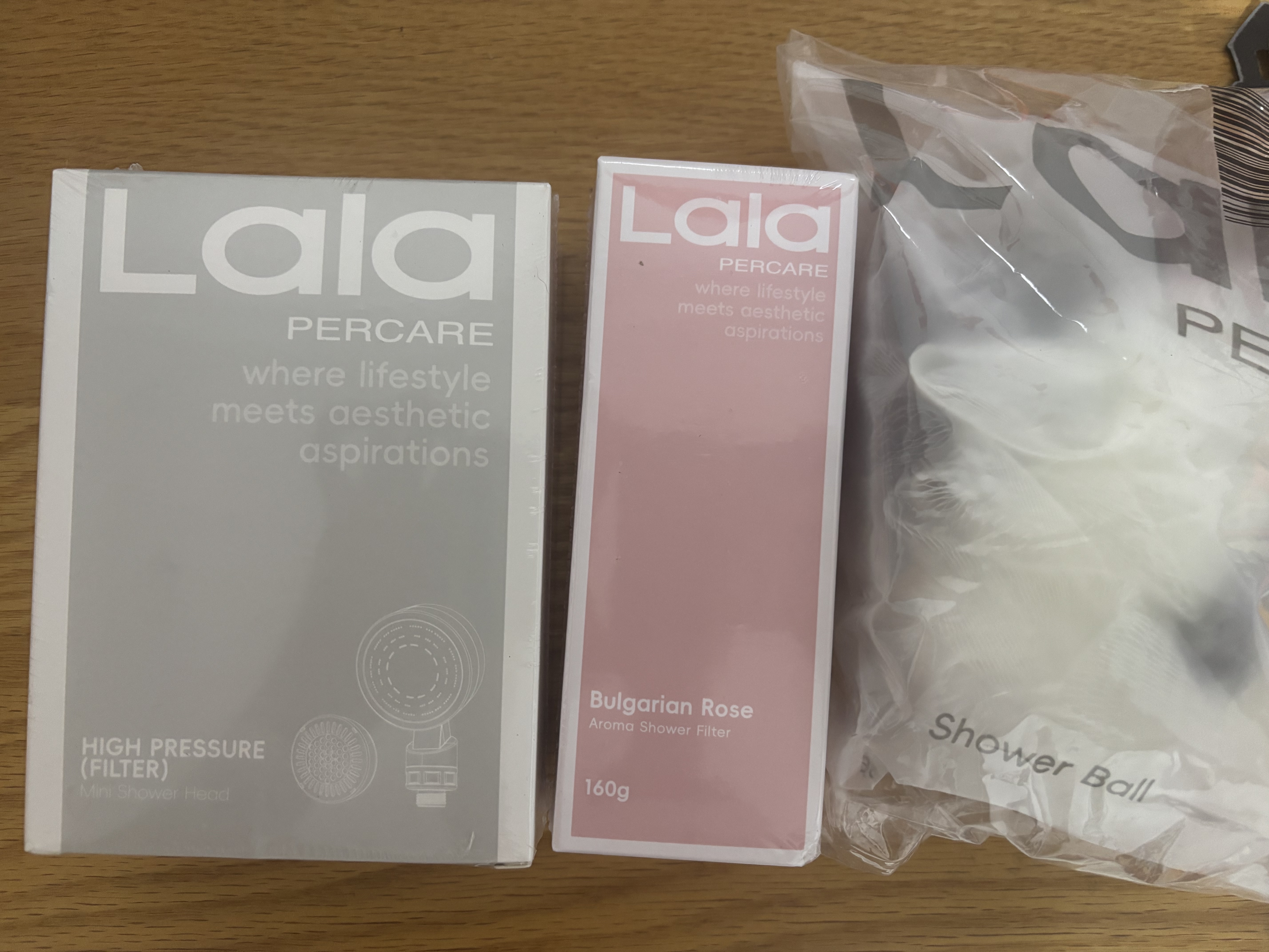 LALAPERCARE【韩国】过滤旅行花洒喷头香氛除氯99%增压手持花洒出差便携式 【淡雅甜香】大马士革玫瑰+四重过滤增压花洒 实拍图