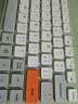 B.O.W航世 K620U有线键盘 办公键盘 超薄便携键盘 79键 台式笔记本电脑巧克力按键小键盘 橙灰绿 实拍图