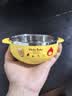 乐扣乐扣（LOCK&LOCK）儿童辅食碗不锈钢进口餐具双耳大碗卡通汤碗宝宝饭碗400ml饭盒 实拍图