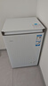 海尔（Haier）100L单温冰柜小型家用小冰柜减霜一级能效冷藏冷冻转换深冷冷柜小冰箱BC/BD-100GHW9D 实拍图
